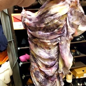 Elizabeth and James silk tube mini dress